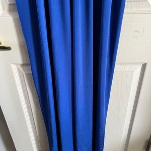 Royal/cobalt blue maxi bat wing dress